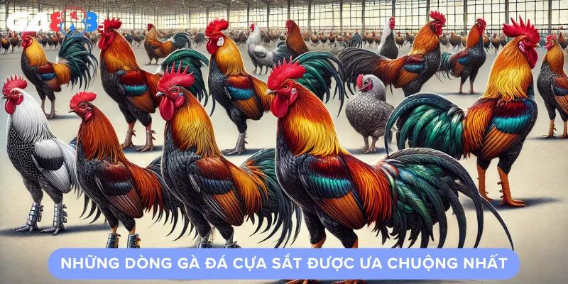 Những Dòng Gà Đá Cựa Sắt Được Ưa Chuộng Nhất